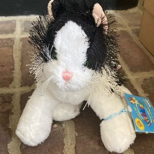NWT Black and White cat Webkinz